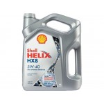 Купить Моторное масло Shell Helix HX8 5W-40 синтетическое 4 л