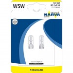 Галогенная лампа NARVA Standard W5W 5 Вт