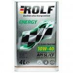 Моторное масло Rolf ENERGY 10W-40 SL/CF полусинтетическое 4 л