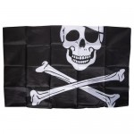 Флаг пиратский 90x150 см