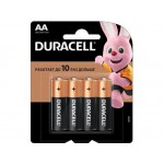 Набор батареек Duracell basic AA 4 шт