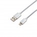 Купить Кабель REXANT USB-Lightning 1 м серебристый