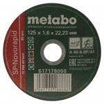 Алмазный диск отрезной METABO SP-Novorapid 125х22,2 мм