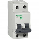 Купить Автоматический выключатель Schneider Electric Easy 9 2Р 25A С 4,5 кА