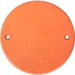 Крышка подрозетника Gusi Electric С3Е3 НГ D75 мм оранжевая