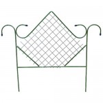Купить Забор для клумб Клевер-С Ромб 100 см зеленый