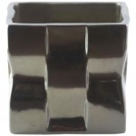 Купить Кашпо DecoLine 5009/16CP d16 см керамическое бронзовое