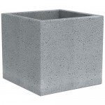 Купить Горшок Scheurich C-Cube d30 см полипропиленовый серый
