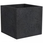 Горшок Scheurich C-Cube d30 см полипропиленовый черный