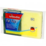 Губка для посуды Vileda Tip Top 9x6,7 см 2 шт
