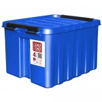 Купить Контейнер для хранения с крышкой ROX-BOX полипропилен синий 175х170х210 мм 4,5 л
