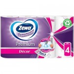 Купить Бумажное полотенце ZEWA Premium Decor 4 рулона