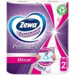 Купить Бумажное полотенце ZEWA Premium Decor 2 рулона