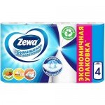 Купить Бумажное полотенце ZEWA Standard 4 рулона
