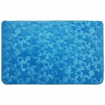 Купить Коврик для ванной комнаты Dasch Fresh Звезды 50x80 см ворсовый голубой