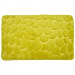 Купить Коврик для ванной комнаты Dasch Fresh Камешки 50x80 см ворсовый лимонный