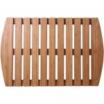 Купить Коврик для ванной 59х39 см деревянный прямоугольный