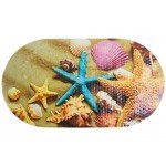Купить Коврик для ванной комнаты STAREXPO Морская звезда 66х39 см ячеистый многоцветный