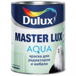 Краска для радиаторов Dulux Master Lux Aqua колеруемая 1 л