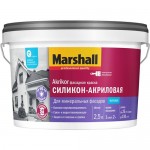 Купить Краска фасадная Marshall Akrikor матовая белая 2,5 л