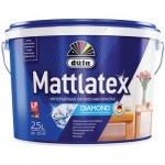 Краска интерьерная dufa Mattlatex матовая белая 2,5 л