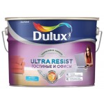 Краска для стен и потолков гостиных и офисов Dulux Ultra Resist 10 л