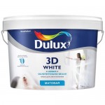 Купить Краска интерьерная Dulux 3D White матовая ослепительно-белая 2,5 л