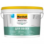 Купить Краска интерьерная Marshall Maestro Классика глубокоматовая белая 2,5 л