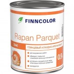 Купить Лак для паркета FINNCOLOR Rapan Parquet бесцветный глянцевый 0,9 л