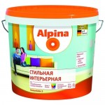 Краска интерьерная ALPINA Стильная матовая белая 10 л