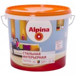 Краска интерьерная ALPINA Стильная матовая белая 5 л