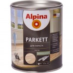 Лак паркетный Alpina Parkett прозрачный шелковисто-матовый 0,75 л