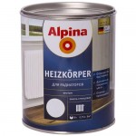 Эмаль для радиаторов ALPINA Для радиаторов глянцевая белая 0,75 л
