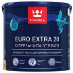 Краска интерьерная Tikkurila Euro Extra 20 полуматовая колеруемая 2,7 л