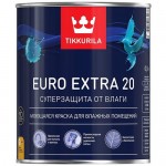 Краска интерьерная Tikkurila Euro Extra 20 полуматовая белая 0,9 л