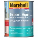 Купить Эмаль Marshall Export Aqua Enamel полуматовая черная 0,8 л