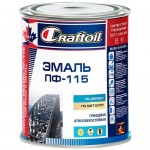 Купить Эмаль по дереву и металлу CraftOil ПФ-115 глянцевая черная 0,8 кг