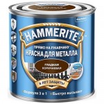Купить Краска по металлу и ржавчине Hammerite гладкая коричневая 0,25 л