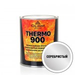 Эмаль OLIMP Thermo 900 полуматовая серебристая 0,8 л