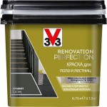 Купить Краска для пола V33 Renovation Perfection графит 0,75 л