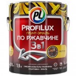 Купить Эмаль по ржавчине Profilux глянцевая желтая 1,9 кг