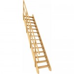 Лестница деревянная ТДВ Стандарт ЛМ-03 14 ступеней 300 см