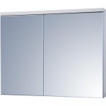 Шкаф зеркальный навесной AQUATON Брук 80х100 см МДФ белый