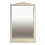 Купить Зеркало в раме подвесное MISTY Лувр П-ЛВР02060-1014Р 60 см слоновая кость