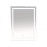 Купить Зеркало для ванной MISTY Неон П-НЕО060080-2ПР с подсветкой белое 80х60 см