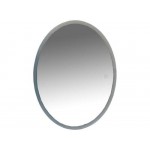 Купить Зеркало для ванной MISTY Неон П-НЕО060080-4ОВСНЗ с подсветкой белое 80х60 см