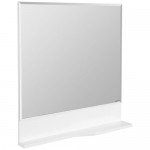 Зеркало для ванной AQUATON Инди 86,9х80 см с полкой белое