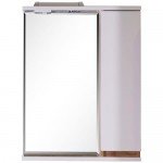 Купить Шкаф зеркальный навесной АСБ-Мебель Марко с подсветкой 60 см белый дуб