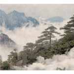 Флизелиновые обои ATELIERO фотообои Ели в горах 30-8156 3х2,7 м
