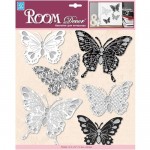Купить Наклейки декоративные Room Decor Бабочки 30,5x31,5 мм влагостойкие